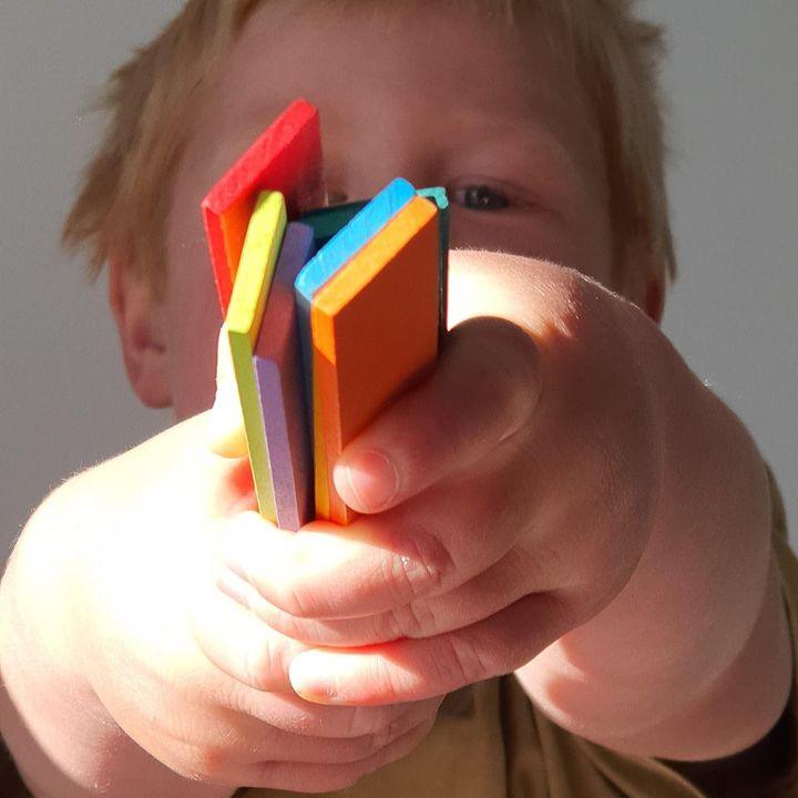 Coloured Sticks - NavyBaby