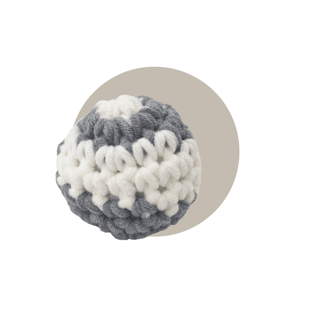 Crochet Ball - NavyBaby