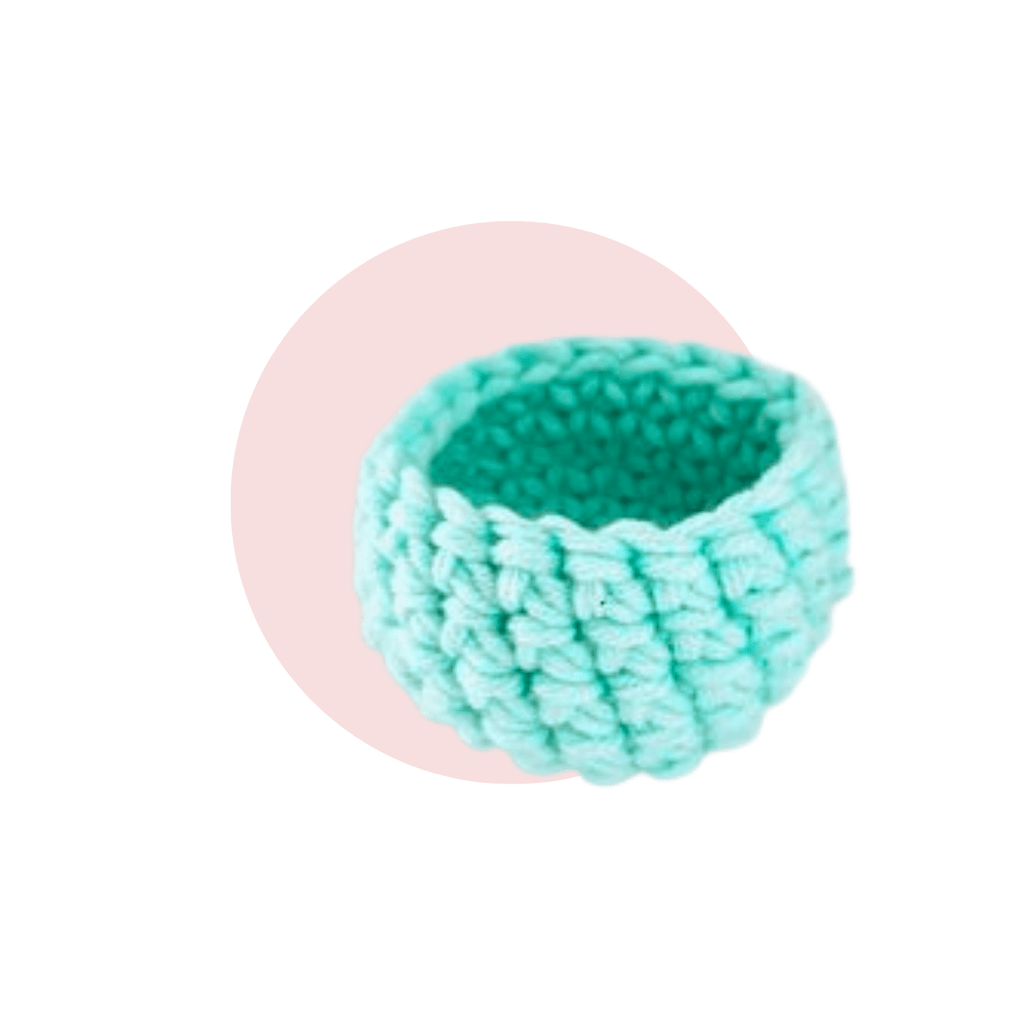 Crochet Cup - NavyBaby