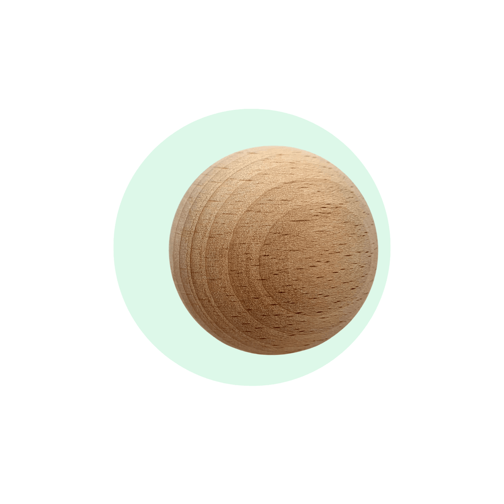 Wooden Ball - NavyBaby