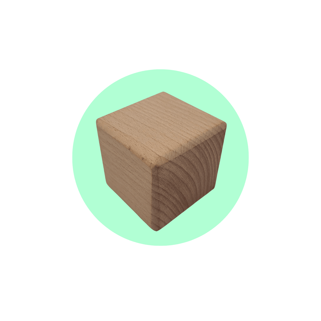 Wooden Block - NavyBaby
