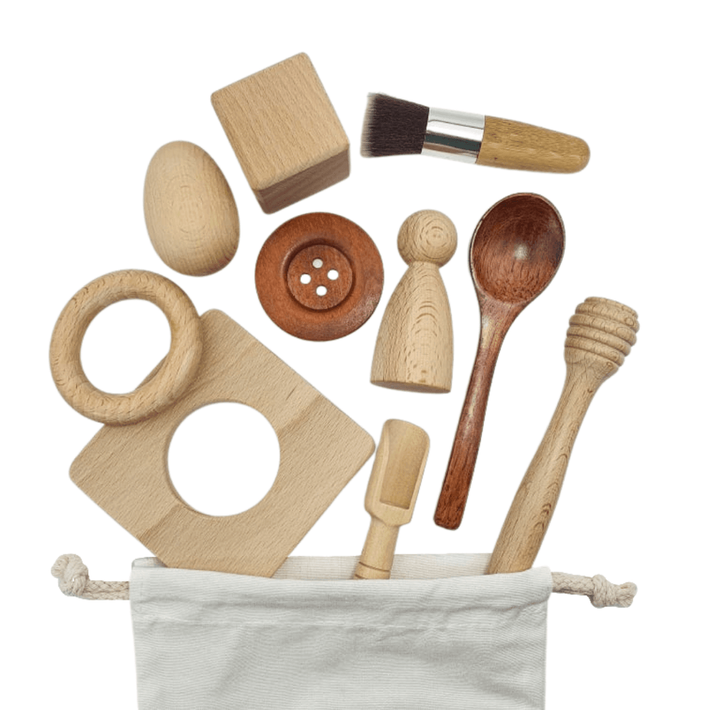 Wooden Set - NavyBaby